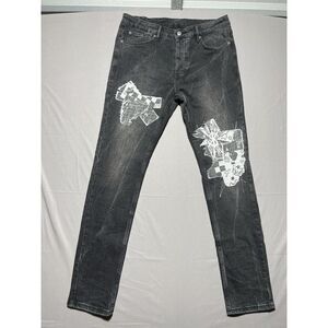 Ksubi Mens Chitch‎ Streets Jean Mid-Long Rise Slim Tapered Leg Size 34
